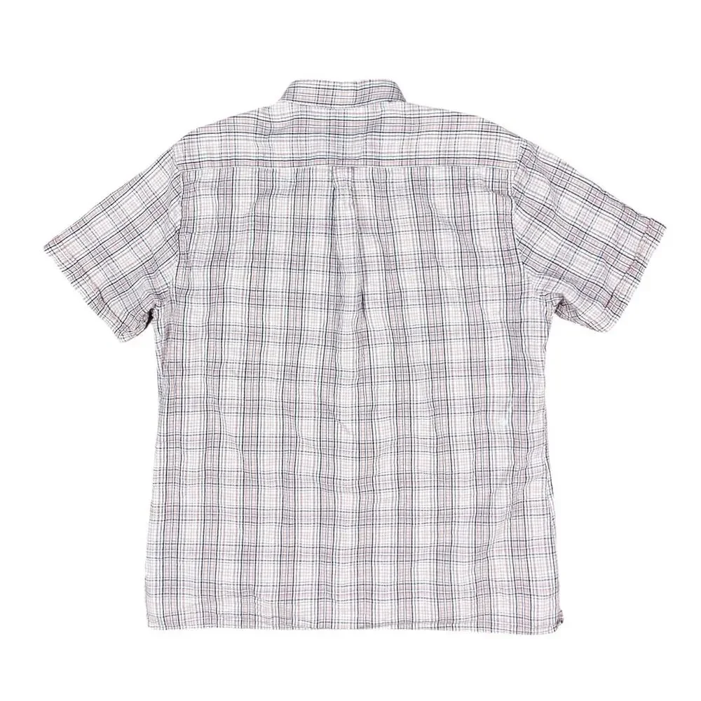 Barbour Deanhill Short Sleeve Button Up Regular Shirt Pink Plaid Size Medium - Picture 3 of 6